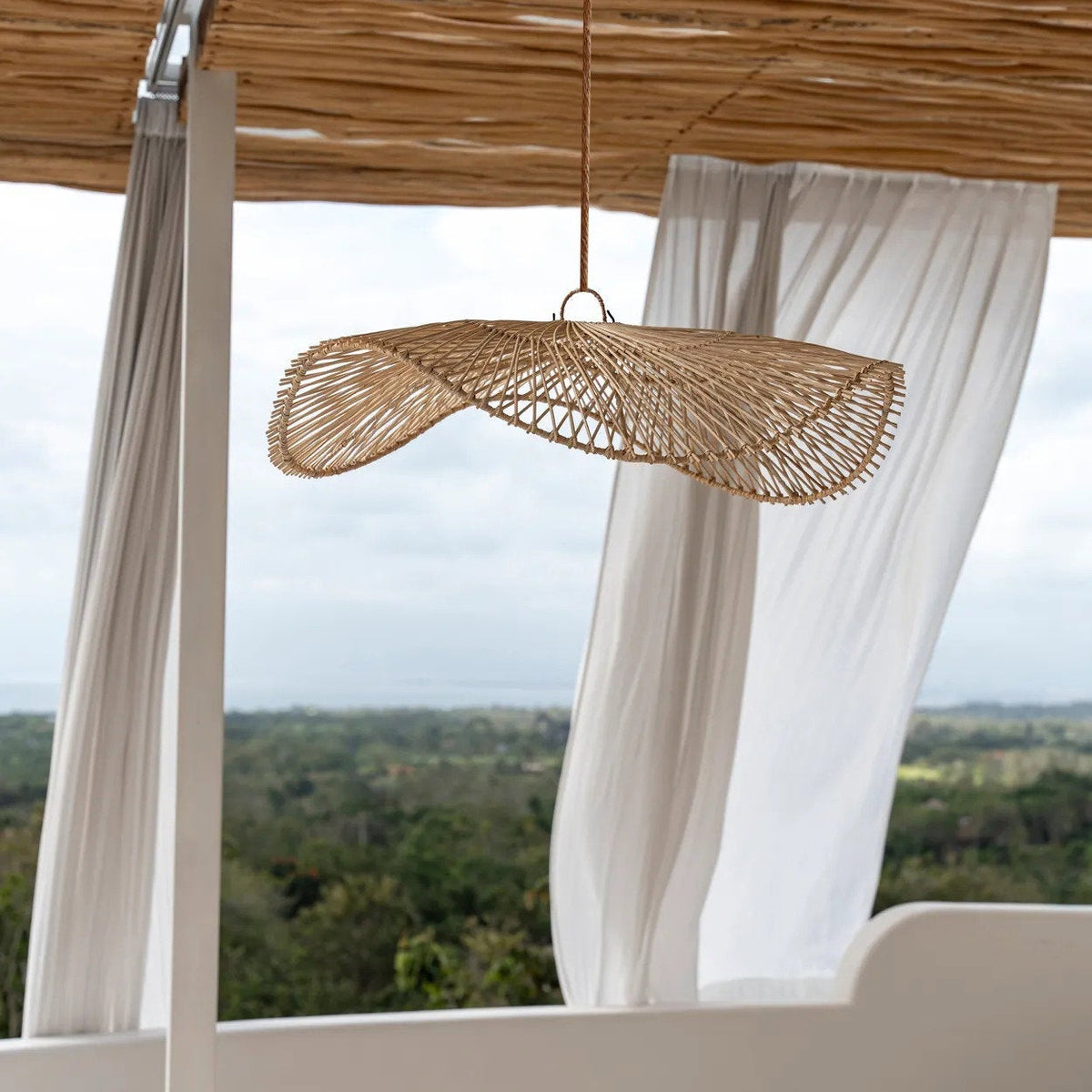 The Chapeau Pendant Lamp Natural Large Bazar Bizarre