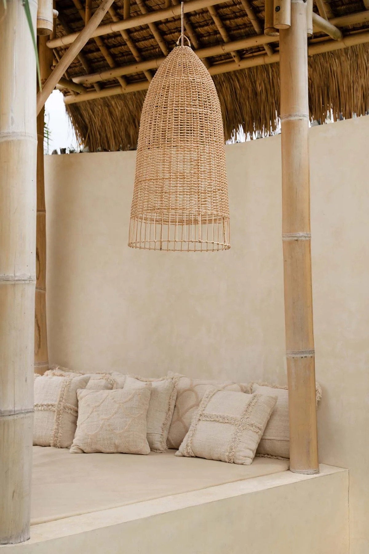 The Elba Pendant Light Natural Large Bazar Bizar