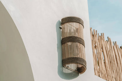 The Jalal Applique Wall Lamp Natural M Bazar Bizar