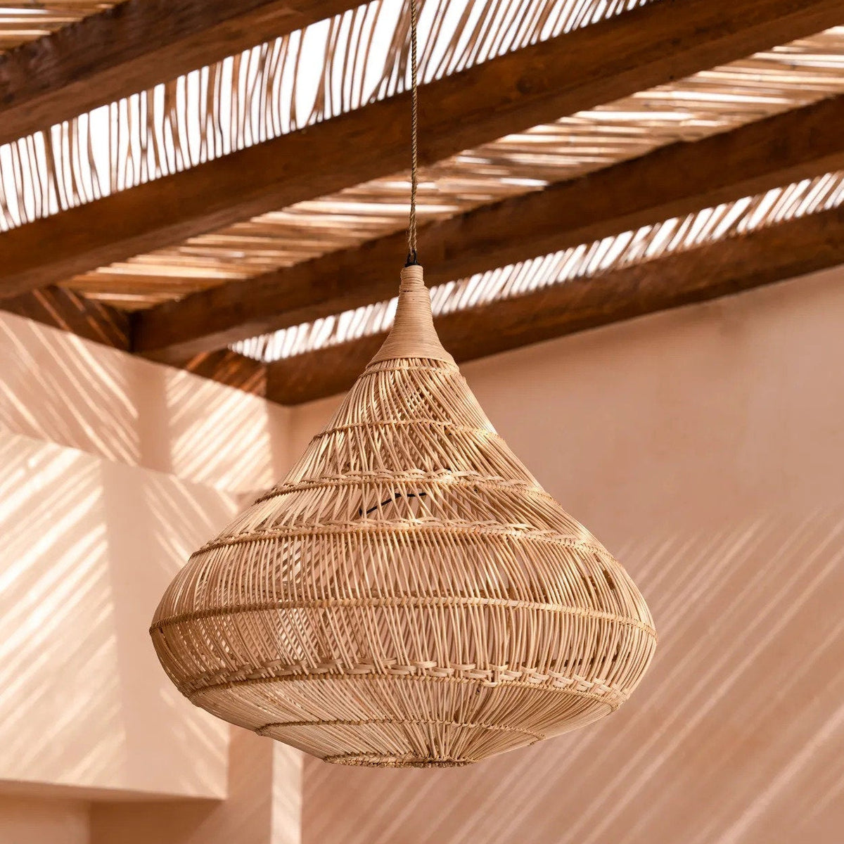 The Drop Pendant Light - Natural - XL Bazar Bizar