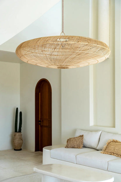 The Macaron Pendant Light Natural XL Bazar Bizar