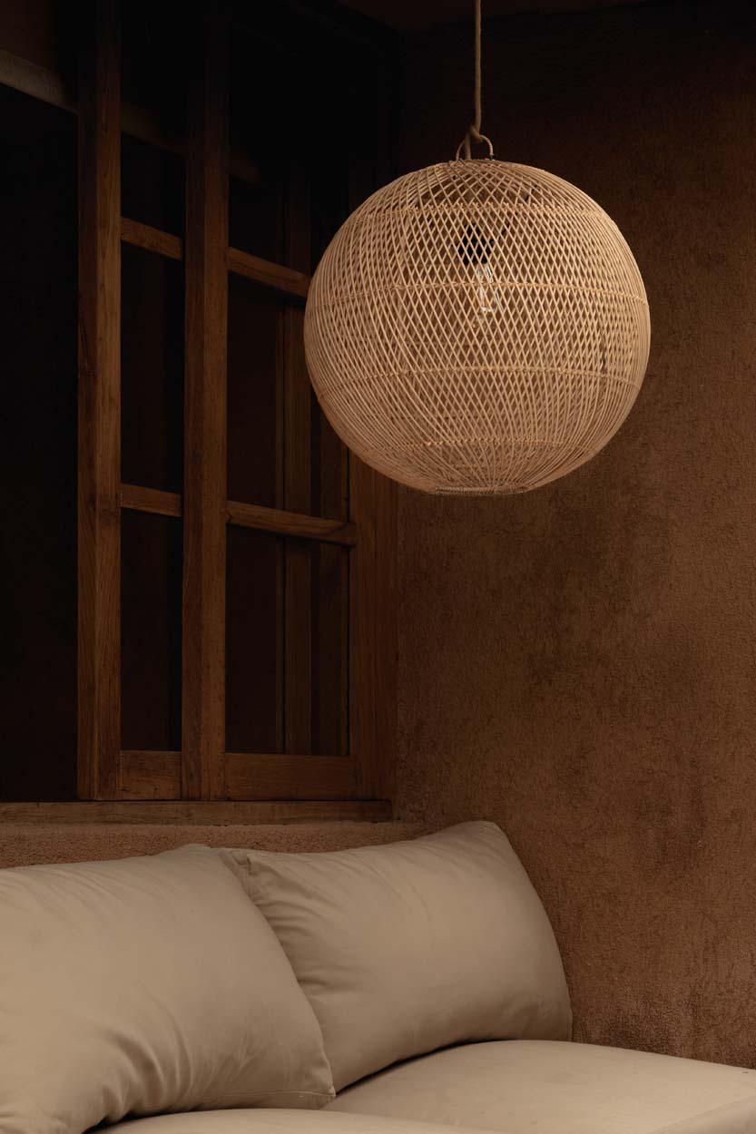 The Bubble Pendant Light - Natural - Small Bazar Bizar