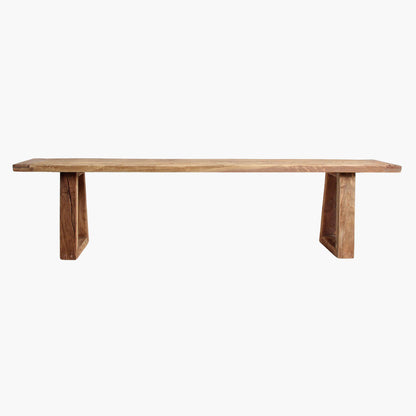Teak Dining Bench Farmwood 180cm Raw Materials
