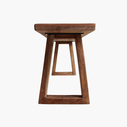 Teak Dining Bench Farmwood 180cm Raw Materials