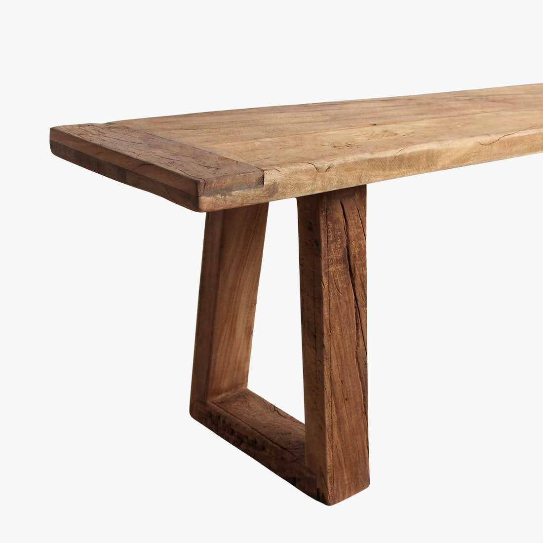 Teak Dining Bench Farmwood 180cm Raw Materials