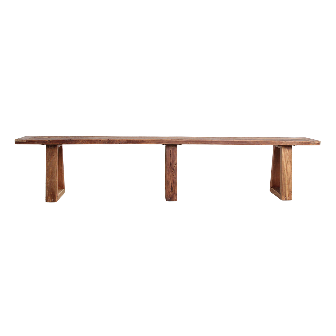Teak Dining Bench Farmwood 200cm Raw Materials