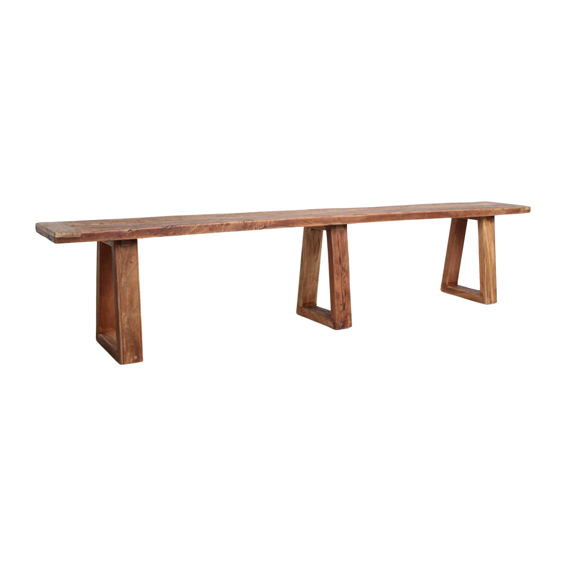 Teak Dining Bench Farmwood 220cm Raw Materials