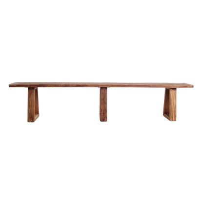 Teak Dining Bench Farmwood 220cm Raw Materials