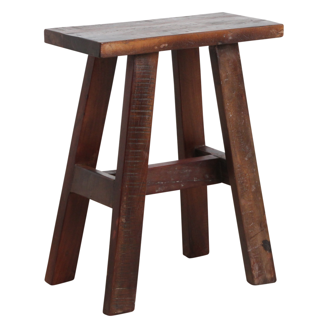 Wooden Bench Factory Brown Recycled Wood Raw Material