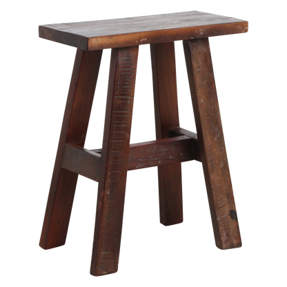 Wooden Bench Factory Brown Recycled Wood Raw Material