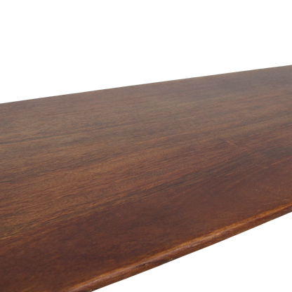 Dining Room Bench Bullnose Brown Mango Wood 180cm Raw Materials
