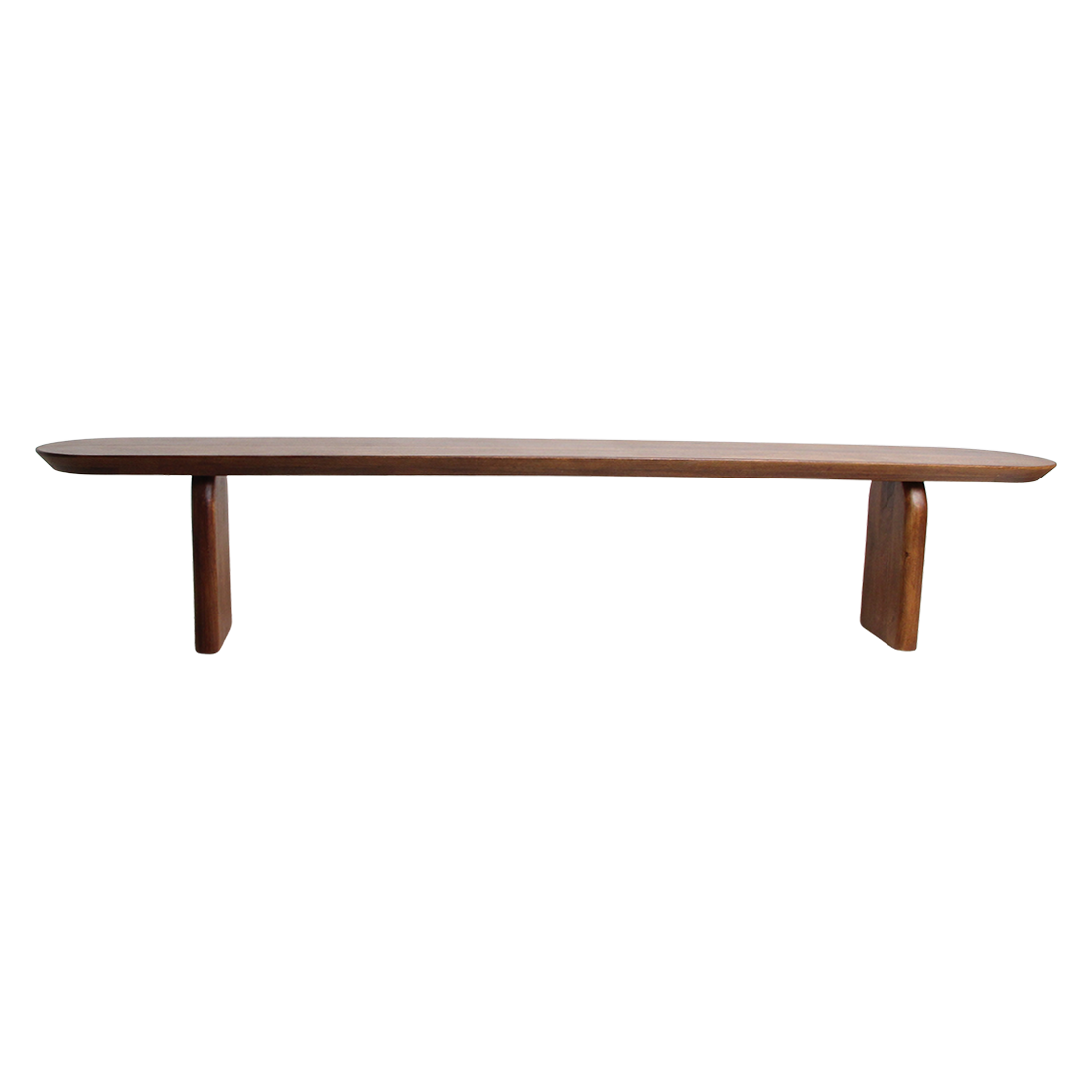 Dining Room Bench Bullnose Brown Mango Wood 240cm Raw Materials