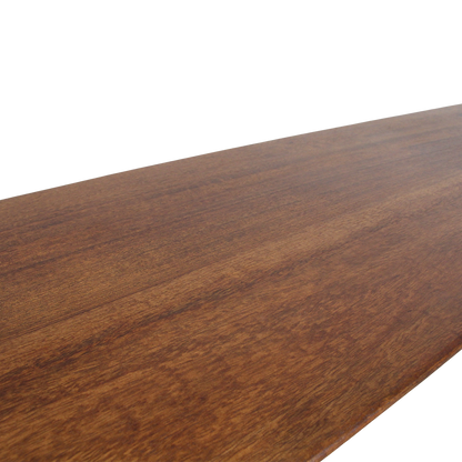 Dining Room Bench Bullnose Brown Mango Wood 240cm Raw Materials