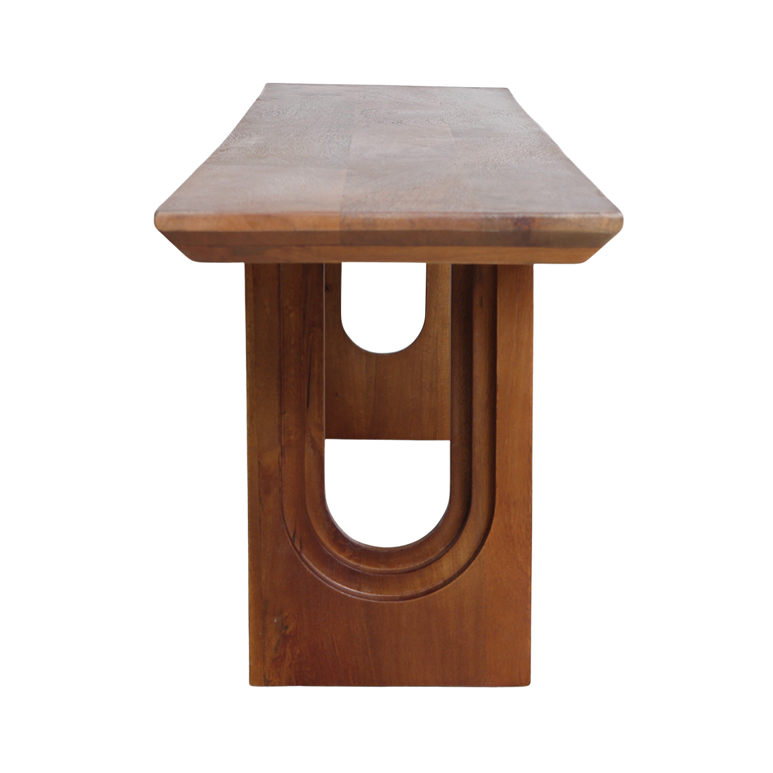 Dining Room Bench Bullnose Chamfered Mango Wood 200cm Raw Materials