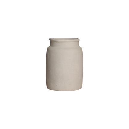 Chalk Decorative Vase Mandore Medium Raw Materials