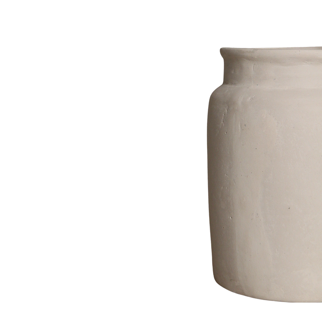 Chalk Decorative Vase Mandore Medium Raw Materials