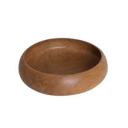 Sera Teak Wood Bowl Medium Raw Materials