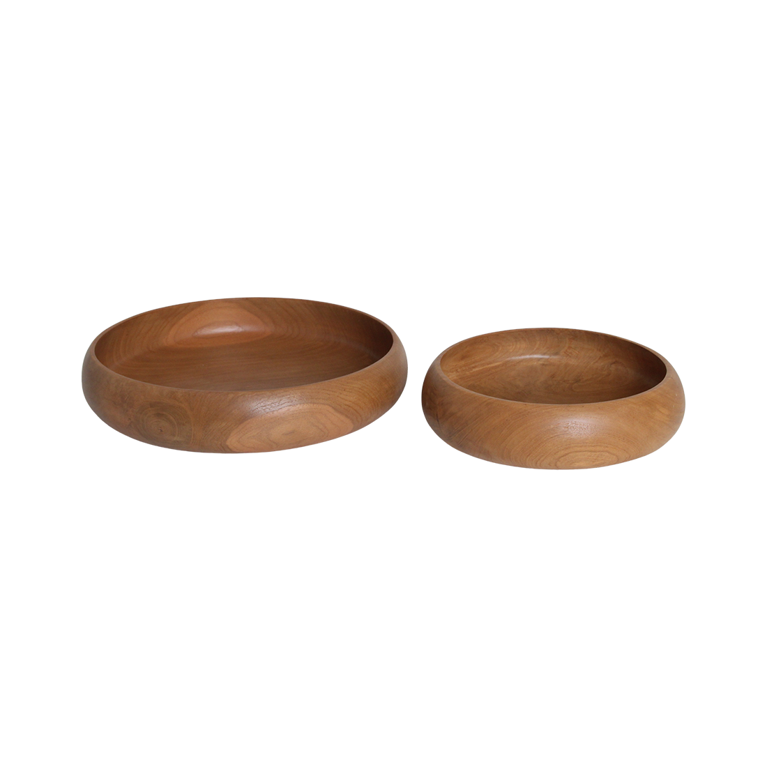 Sera Teak Wood Bowl Medium Raw Materials