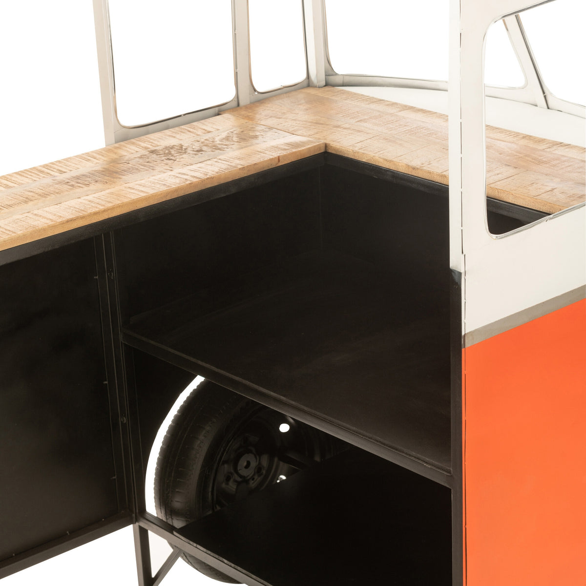 Bar stool Retro Bus Orange J-Line