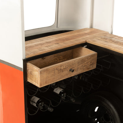 Bar stool Retro Bus Orange J-Line