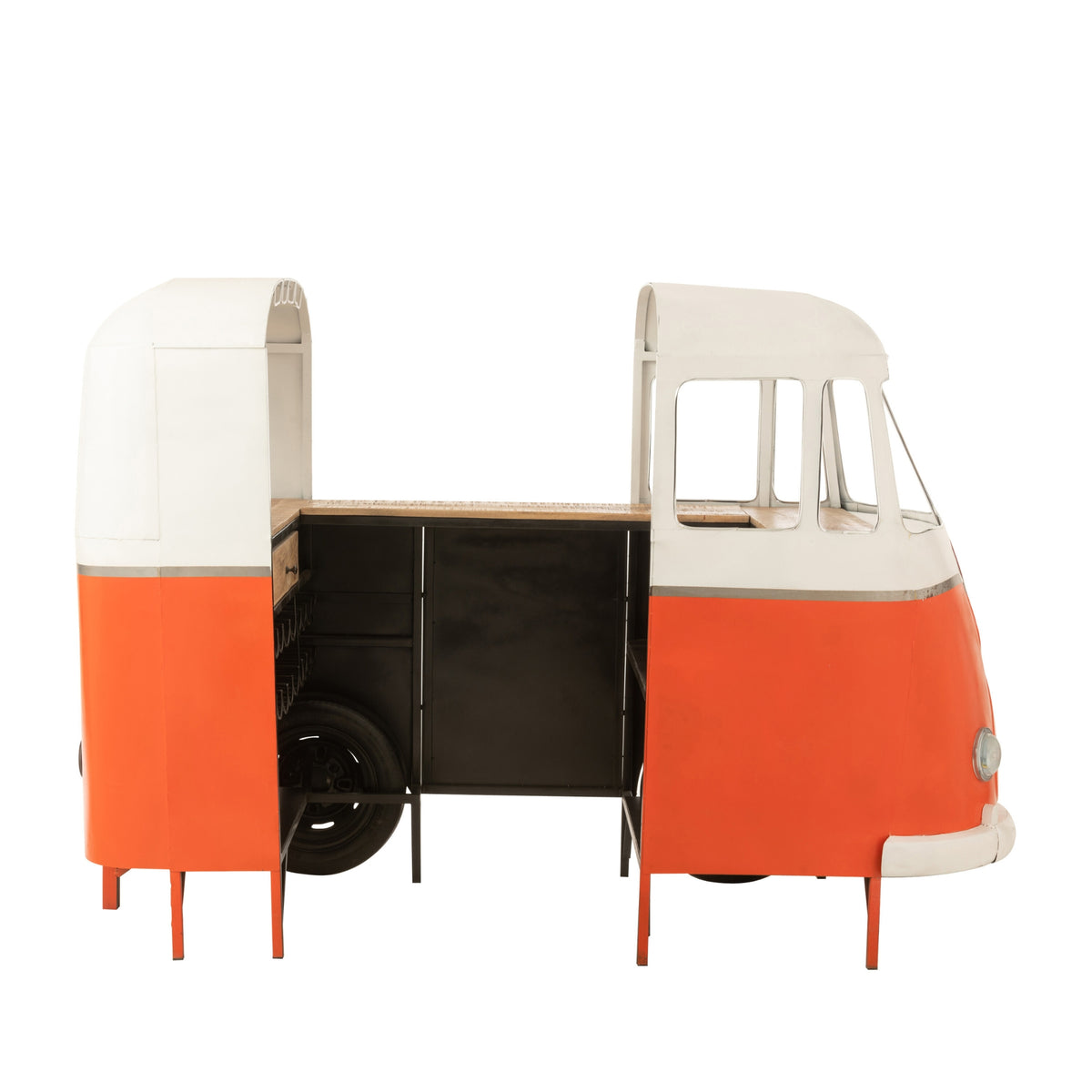 Bar stool Retro Bus Orange J-Line
