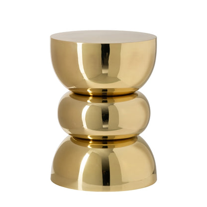 Side Table Glossy Chrome Gold J-Line
