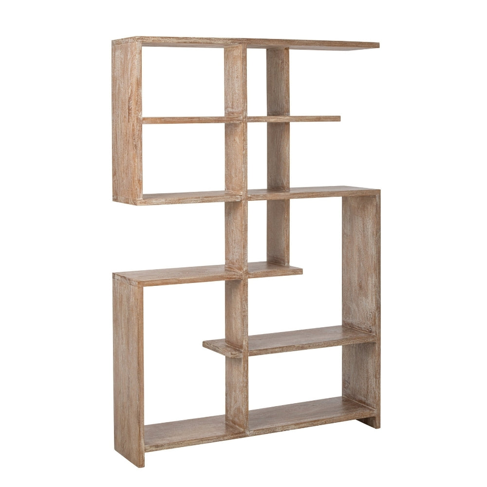 Mango Wood Bookcase Off-White J-Line