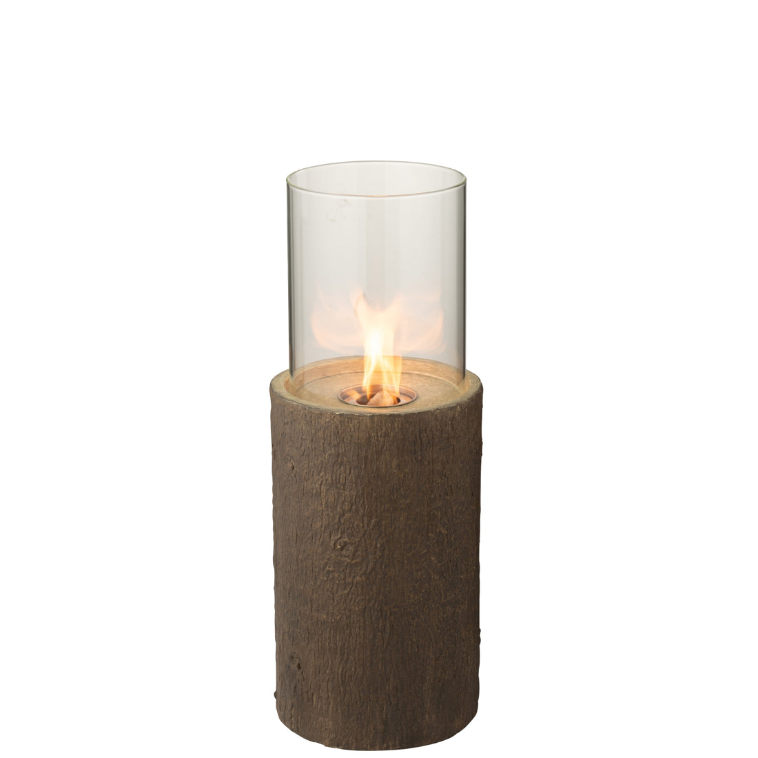 Outdoor Trunk Round Tall Dark Brown J-Line