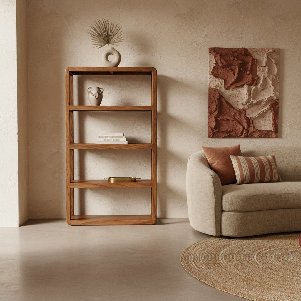 Bullnose Rack With 5 Shelves Raw Materials