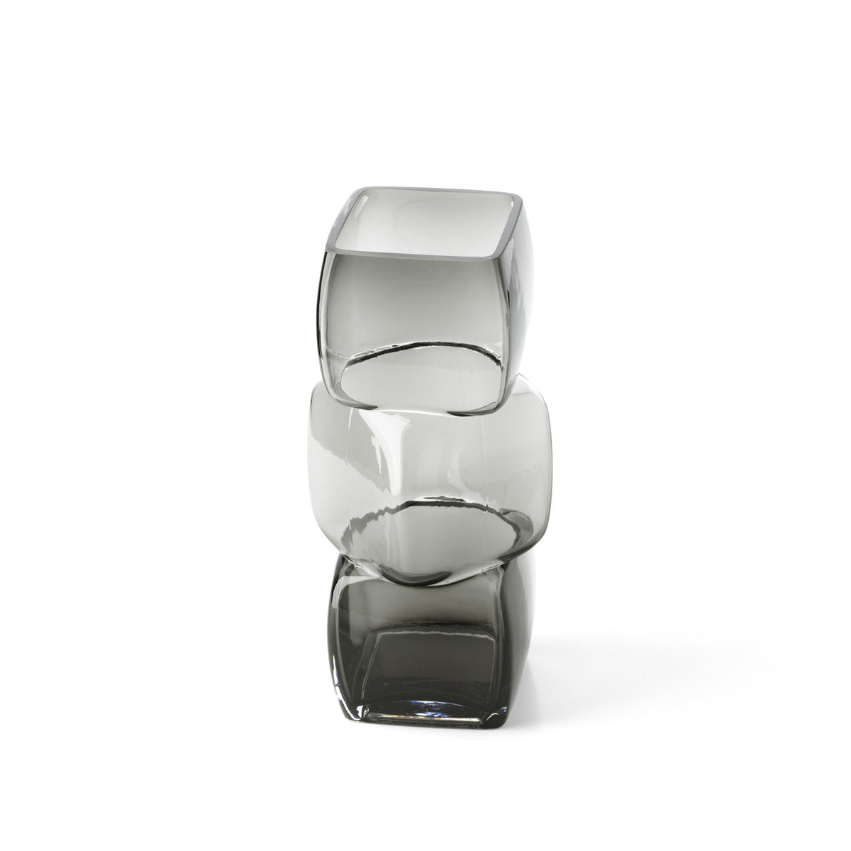The Cubes Vase – Dark Grey – M Bazar Bizar