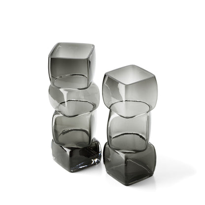 The Cubes Vase – Dark Grey – M Bazar Bizar