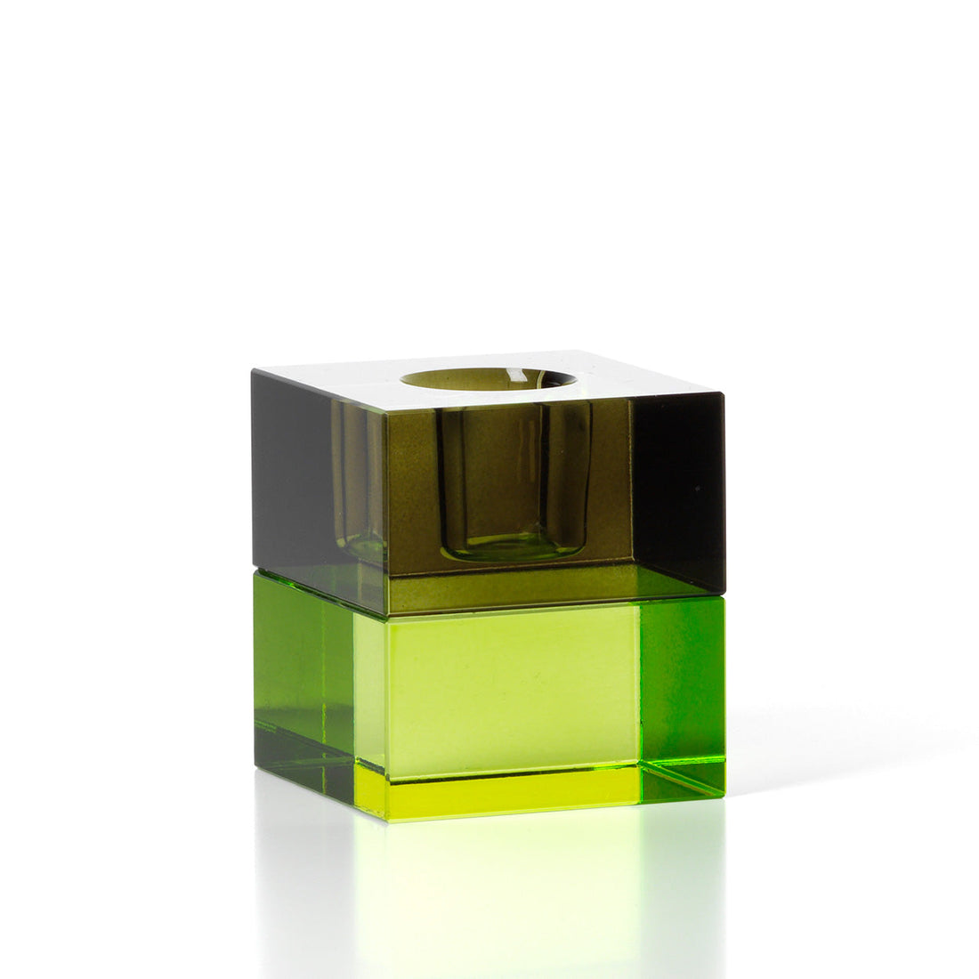 The Gem Blocks Candlestick Green Smoke Bazar Bizarre