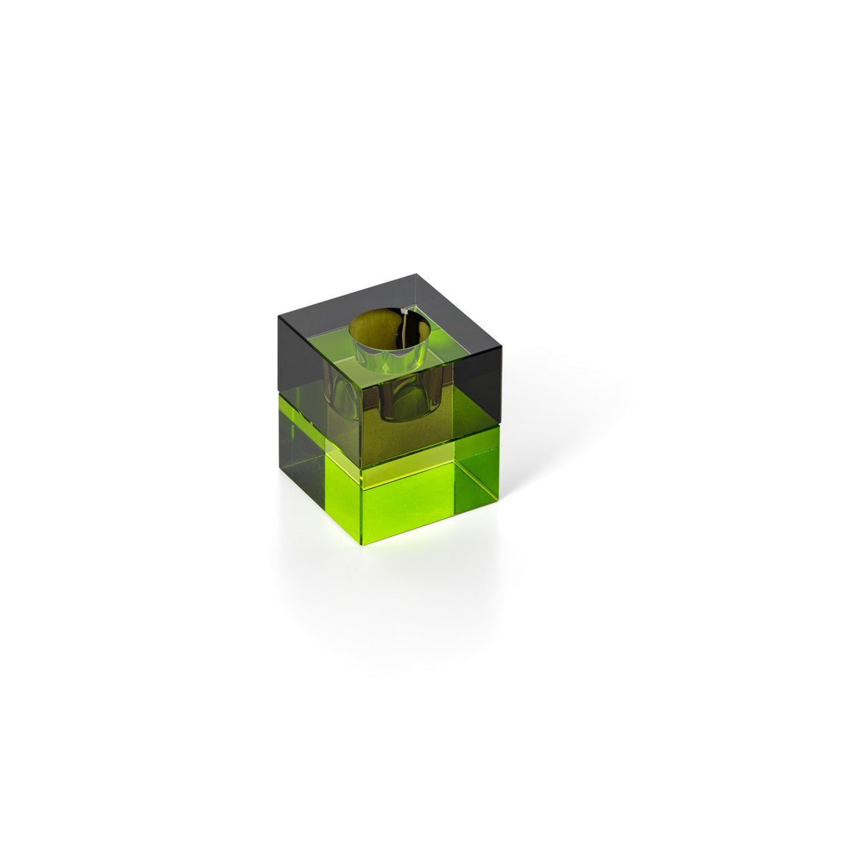 The Gem Blocks Candlestick Green Smoke Bazar Bizarre