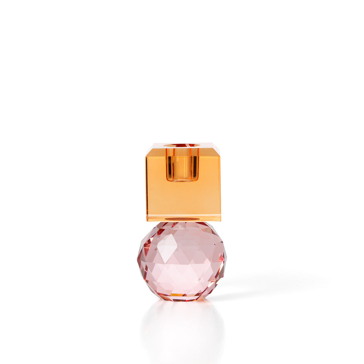 The Citrine &amp; Rose Quartz Candle Holder Bazar Bizar