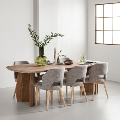 DTP Home Nova Teak Wood Dining Table 220cm