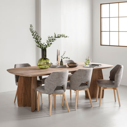 DTP Home Nova Teak Wood Dining Table 220cm