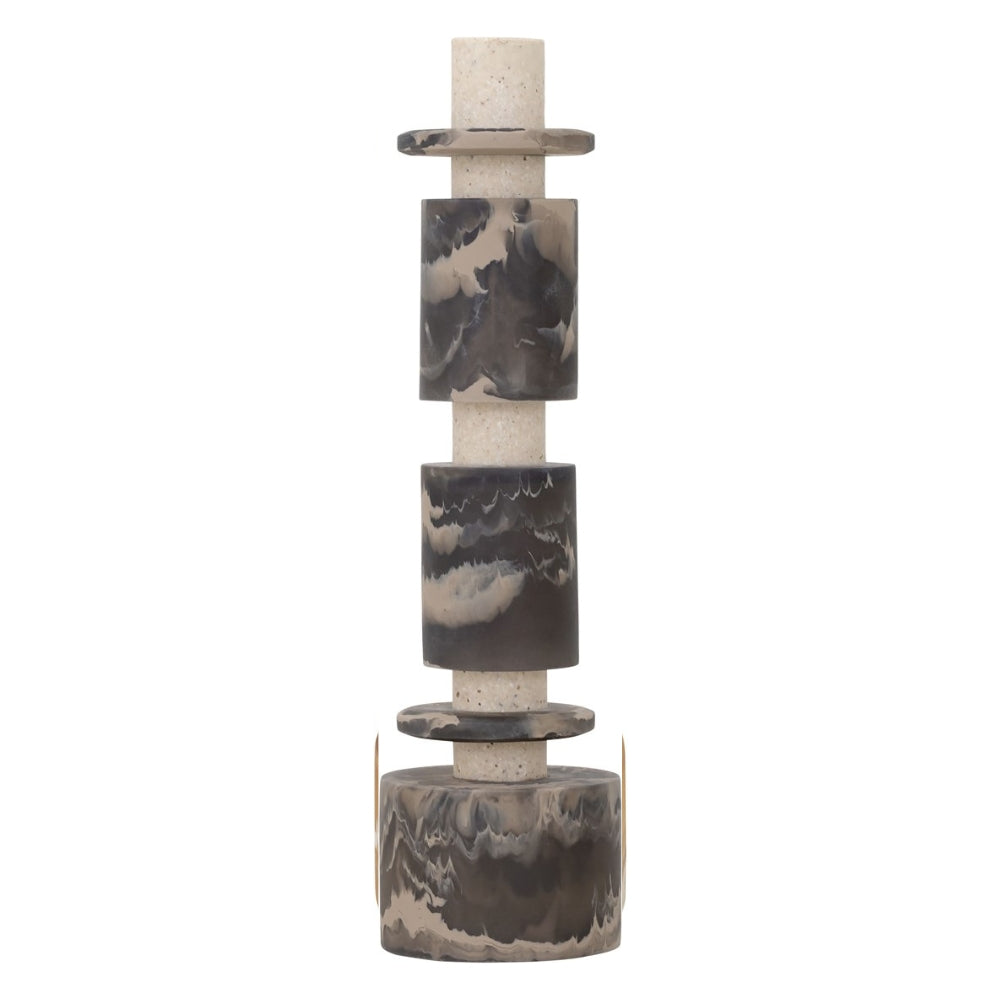 MUST Living Decorative Statue Alba Tall Black Cream