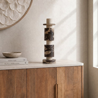 MUST Living Decorative Statue Alba Tall Black Cream