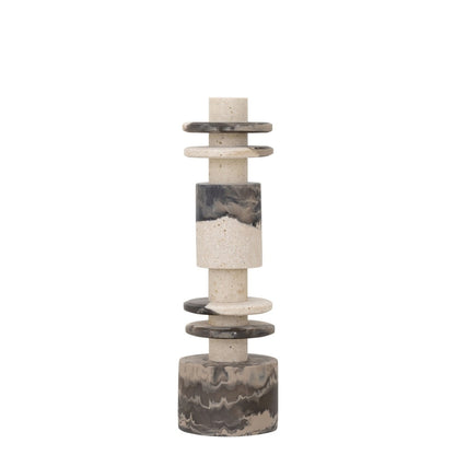 MUST Living Decorative Statue Alba Black Cream Set of 2