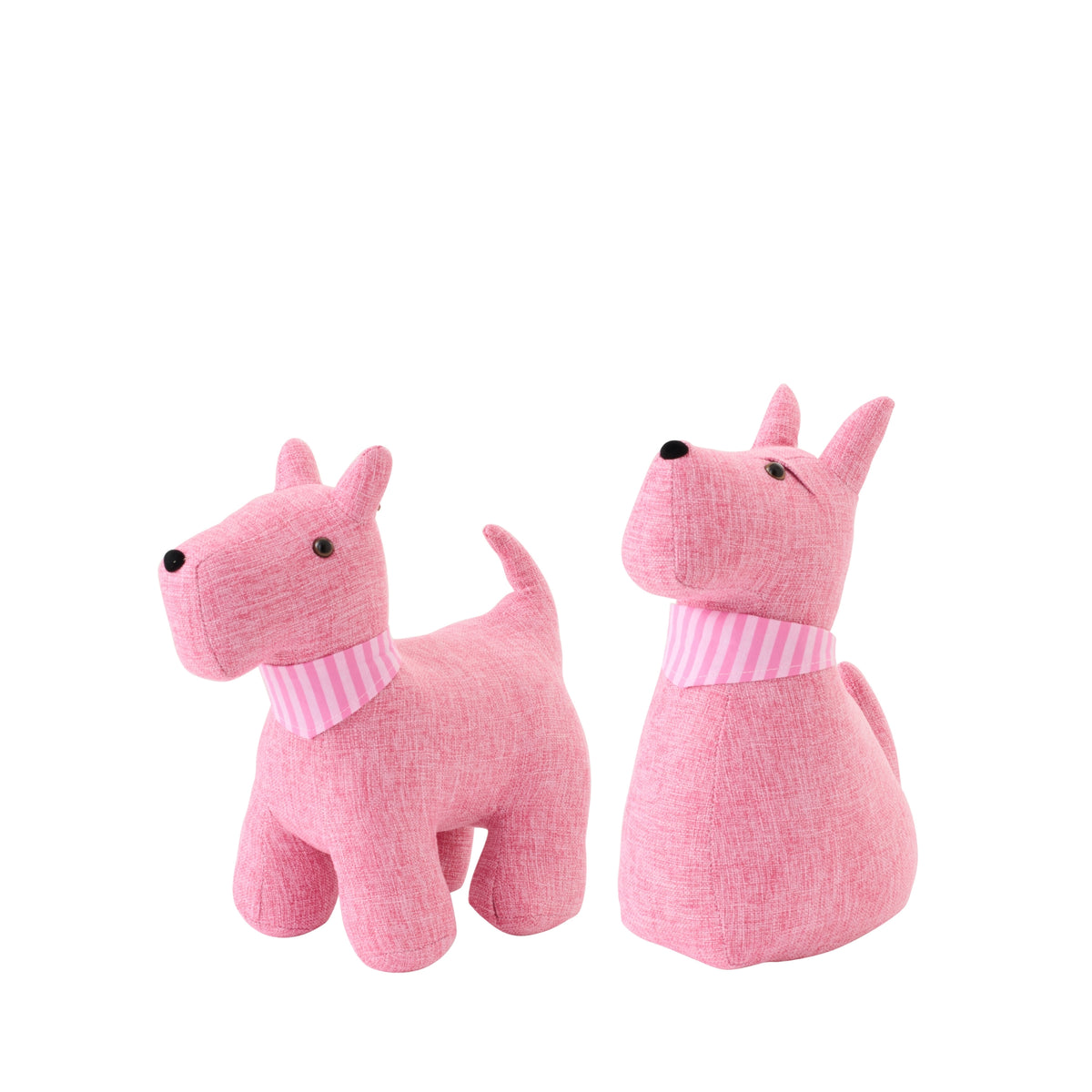 Pink Puppy Door Stoppers with Scarf J-Line