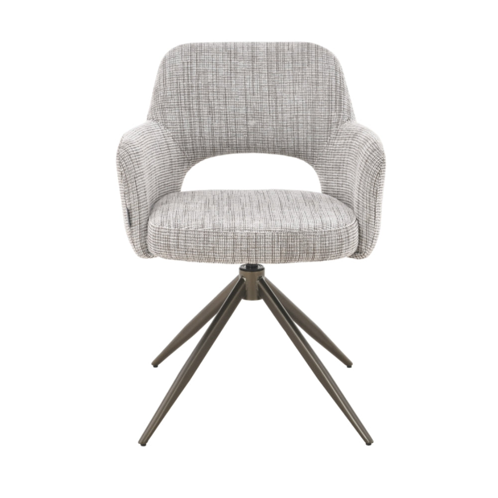 MUST Living Swivel Dining Chair DiCaprio Beige