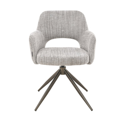 MUST Living Swivel Dining Chair DiCaprio Beige