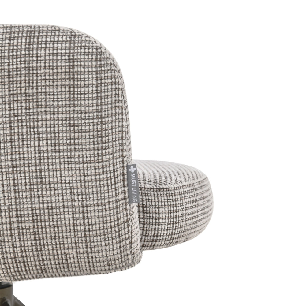 MUST Living Swivel Dining Chair DiCaprio Beige