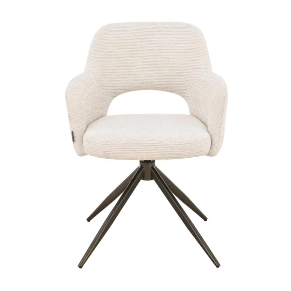 MUST Living Swivel Dining Chair DiCaprio Natural