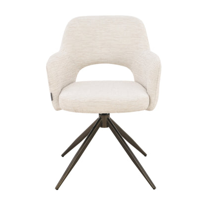 MUST Living Swivel Dining Chair DiCaprio Natural