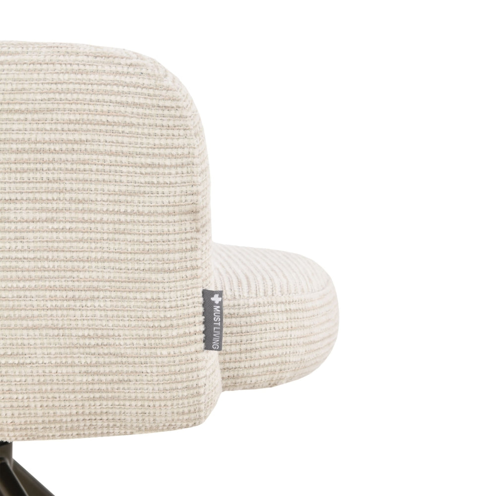 MUST Living Swivel Dining Chair DiCaprio Natural
