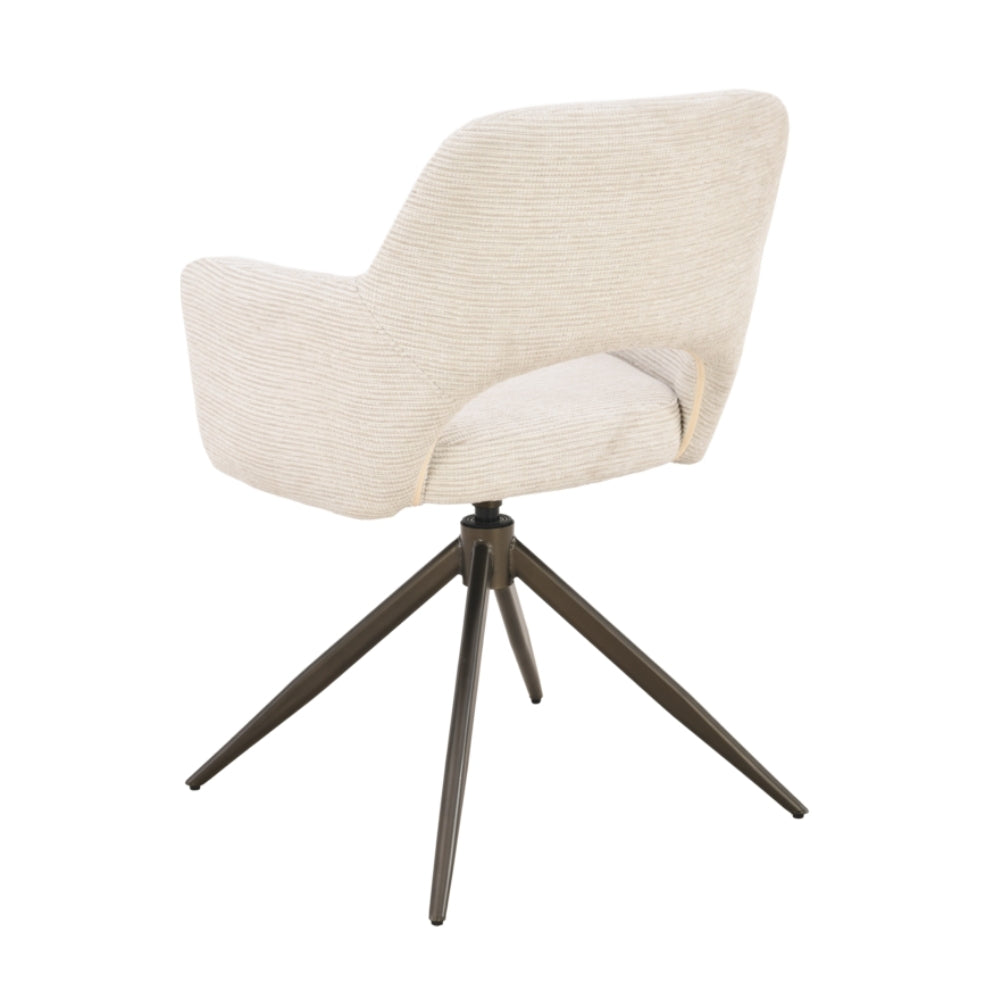 MUST Living Swivel Dining Chair DiCaprio Natural