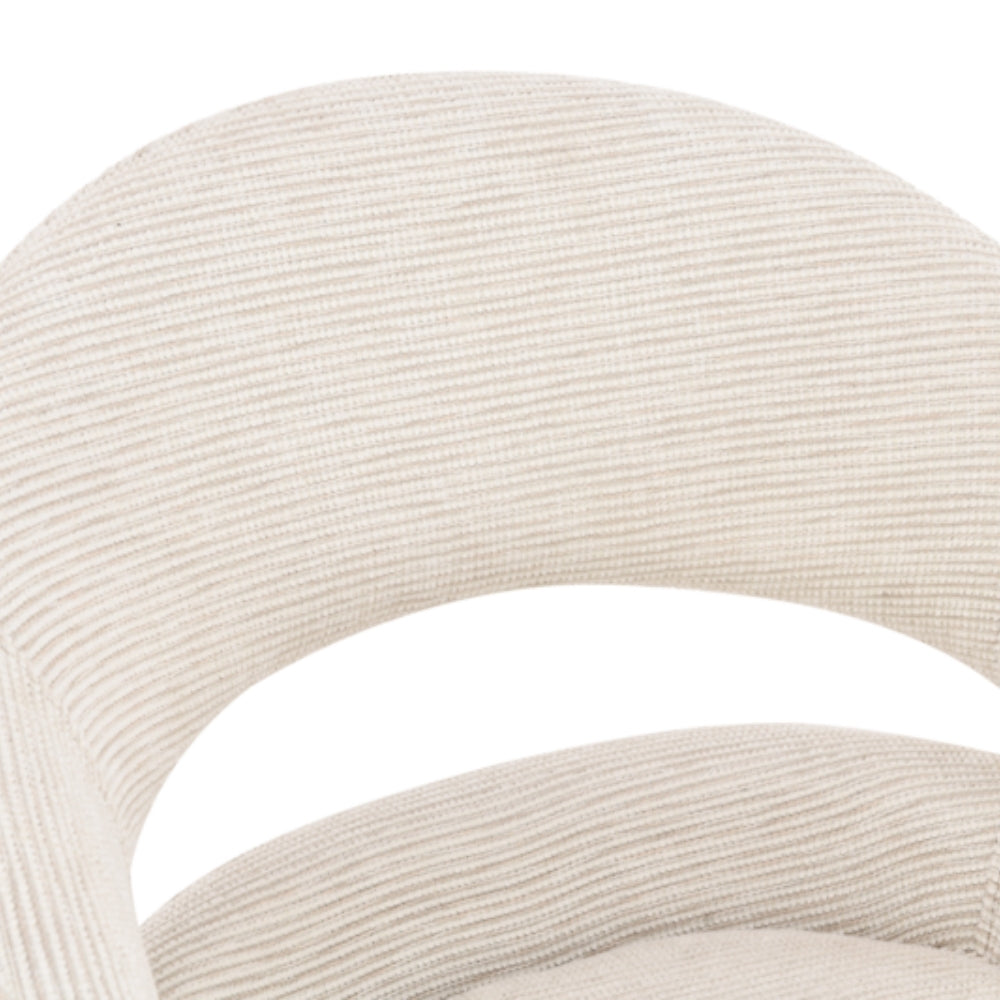 MUST Living Clooney Natural Swivel Dining Chair