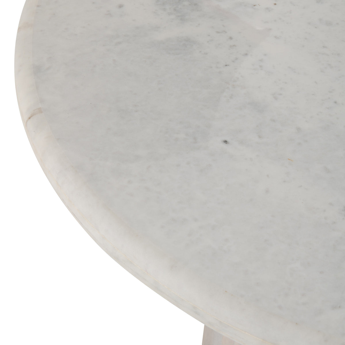 Round Marble Dining Table Off-White Large J-Line