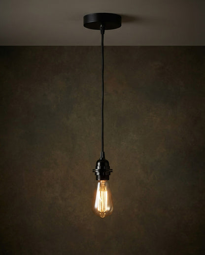 Ceiling light with 1 socket Black Bazar Bizar